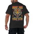 Vintage Muay Thai Twin Tiger Art Of 8 Limbs Men's Back Print T-Shirt, trending gift Vintage Muay Thai Twin Tiger Art Of 8 Limbs Men's Back Print T-Shirt, trending gift