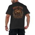 Weathered Muay Thai Fighter Thai Boxing Warrior Art Men's Back Print T-Shirt, trending gift