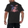 Women's American Flag Drum Kit Patriotic US Drum Art Men's Back Print T-Shirt, trending gift Women's American Flag Drum Kit Patriotic US Drum Art Men's Back Print T-Shirt, trending gift