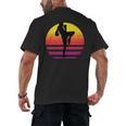 Women's Thai Boxer Thai Boxing Muay Thai Men's Back Print T-Shirt, trending gift