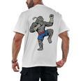 Gorilla Muay Thai Combat Sport Fighter Martial Arts 8 Limbs Raglan Baseball Tee Men's Back Print T-Shirt, trending gift Gorilla Muay Thai Combat Sport Fighter Martial Arts 8 Limbs Raglan Baseball Tee Men's Back Print T-Shirt, trending gift