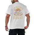 I'm Retired My Only Boss Is My Drum Kit Drums Drummer Men's Back Print T-Shirt, trending gift I'm Retired My Only Boss Is My Drum Kit Drums Drummer Men's Back Print T-Shirt, trending gift