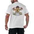 Kickboxing Muay Thai Training Fitness Baby Love Mommy Men's Back Print T-Shirt, trending gift