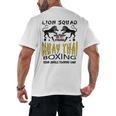LION SQUAD THAILAND KICKBOXING MUAY THAI MMA TRAINING Men's Back Print T-Shirt, trending gift LION SQUAD THAILAND KICKBOXING MUAY THAI MMA TRAINING Men's Back Print T-Shirt, trending gift
