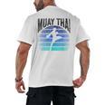 Muay Thai Hobby Fighter Martial Arts Boxing Men's Back Print T-Shirt, trending gift