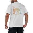 Vintage Drummer Drum Kit Men's Back Print T-Shirt, trending gift Vintage Drummer Drum Kit Men's Back Print T-Shirt, trending gift