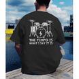 Best Drum For Men Women Drummer Drum Kit Drumming Men's Back Print T-Shirt Best Drum For Men Women Drummer Drum Kit Drumming Men's Back Print T-Shirt