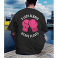 Boxing Gloves Muay Thai Women Girls Muay Thai Men's Back Print T-Shirt Boxing Gloves Muay Thai Women Girls Muay Thai Men's Back Print T-Shirt