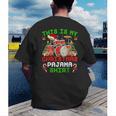 This Is My Christmas Pajama Shirt Drum Kit Christmas Men's Back Print T-Shirt This Is My Christmas Pajama Shirt Drum Kit Christmas Men's Back Print T-Shirt