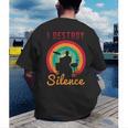 Drum Kit Tshirt For a Drummer With Percussion Instruments Men's Back Print T-Shirt Drum Kit Tshirt For a Drummer With Percussion Instruments Men's Back Print T-Shirt
