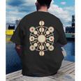 Drummer Drum Kit Mandala Percussionist Music Lover Men's Back Print T-Shirt