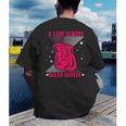 A Lady Always Wear Gloves Kickboxer Fan Muay Thai Boxing Men's Back Print T-Shirt A Lady Always Wear Gloves Kickboxer Fan Muay Thai Boxing Men's Back Print T-Shirt