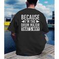 Major Musician Drum Kit Men's Back Print T-Shirt Major Musician Drum Kit Men's Back Print T-Shirt