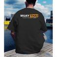 Muay Thai The Art Of Eight Limbs Kickboxing And MMA Fighter Men's Back Print T-Shirt