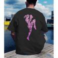 Muay Thai Thai Boxing Women Girls Children Men's Back Print T-Shirt Muay Thai Thai Boxing Women Girls Children Men's Back Print T-Shirt