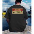 Muay Thai Fighter Evolution MMA Men's Back Print T-Shirt Muay Thai Fighter Evolution MMA Men's Back Print T-Shirt