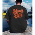 Muay Thai Fighting Muay Thai Coach Men's Back Print T-Shirt Muay Thai Fighting Muay Thai Coach Men's Back Print T-Shirt