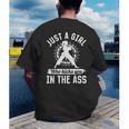 Muay Thai Girls Just a Girl Who Kicks You In The Ass Men's Back Print T-Shirt