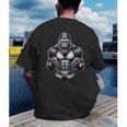 Muay Thai Gorilla Thai Boxing And Fighting Men's Back Print T-Shirt