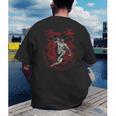 Muay Thai Kickboxing Martial Art Fighter Thai Boxing Men's Back Print T-Shirt