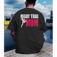 Muay Thai Mom Women Boxing Kickboxing MMA Muay Thai Men's Back Print T-Shirt