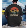 Retro Vintage Best Muay Thai Dad Ever Father's Day Men's Back Print T-Shirt Retro Vintage Best Muay Thai Dad Ever Father's Day Men's Back Print T-Shirt