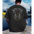 Twin Tiger Sak Yant Muay Thai Fighter Tee Martial Art Men's Back Print T-Shirt