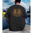 Twin Tiger Sak Yant Tattoo Muay Thai Thai Martial Arts Men's Back Print T-Shirt Twin Tiger Sak Yant Tattoo Muay Thai Thai Martial Arts Men's Back Print T-Shirt