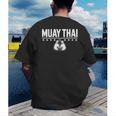 Women's Cute Muay Thai Art For Men Women Kids Muay Thai Lovers Men's Back Print T-Shirt