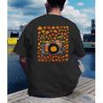 Women's Drum Kit With Leaves Fall Drummer Autumn Musician Men's Back Print T-Shirt Women's Drum Kit With Leaves Fall Drummer Autumn Musician Men's Back Print T-Shirt