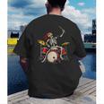 Women's Skeleton Drummer Skull Drum Kit Halloween Men's Back Print T-Shirt Women's Skeleton Drummer Skull Drum Kit Halloween Men's Back Print T-Shirt