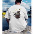 Drummer Drum Kit Raglan Baseball Tee Men's Back Print T-Shirt Drummer Drum Kit Raglan Baseball Tee Men's Back Print T-Shirt