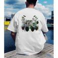 Large Drum Kit With Many Drums Men's Back Print T-Shirt Large Drum Kit With Many Drums Men's Back Print T-Shirt