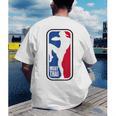 Muay Thai Fighter Retro Kickboxing MMA Training Men's Back Print T-Shirt