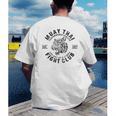 Muay Thai Kickboxing Eight Art MMA Men's Back Print T-Shirt