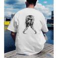 Muay Thai Kickboxing Nak Muay Thai Boxing Fighter Men's Back Print T-Shirt Muay Thai Kickboxing Nak Muay Thai Boxing Fighter Men's Back Print T-Shirt