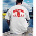 Muay Thai For Men Women Kids Mixed Martial Arts Raglan Baseball Tee Men's Back Print T-Shirt