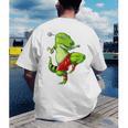 T-Rex Dinosaur Muay Thai Boxing Karate Martial Arts Kung Fu Men's Back Print T-Shirt