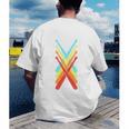 Vintage Drum Kit Percussion Drummer Sweatshirt Men's Back Print T-Shirt