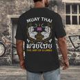 The Art Of 8 Limbs Sak Yant Tiger Muay Thai Men's Back Print T-Shirt