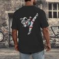 Astronaut Muay Thai Fighter Space Martial Arts Men Women Kid Men's Back Print T-Shirt