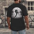 Bigfoot Muay Thai Boxer Martial Arts Sasquatch Men's Back Print T-Shirt