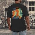 Boxing Kickboxing Muay Thai Men Boys Combat Sport Men's Back Print T-Shirt