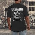 Chama MMA Mixed Martial Arts Fan Muay Thai Kickboxing Men's Back Print T-Shirt Chama MMA Mixed Martial Arts Fan Muay Thai Kickboxing Men's Back Print T-Shirt