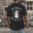 Drum Kit Graphic For a Drummer With Percussion Instruments Men's Back Print T-Shirt