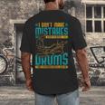 Drummer Drummer Drum Kit Men's Back Print T-Shirt Drummer Drummer Drum Kit Men's Back Print T-Shirt