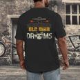 Drummer Drummer Pensioner Drum Kit Men's Back Print T-Shirt Drummer Drummer Pensioner Drum Kit Men's Back Print T-Shirt