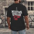 His Fight Is My Fight Muay Thai Kickboxer Fan Boxing Men's Back Print T-Shirt