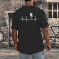 My Heart Beats For Muay Thai Martial Artist Men's Back Print T-Shirt