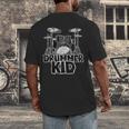 Little Drummer Awesome Drum Kit For Young Musicians Men's Back Print T-Shirt Little Drummer Awesome Drum Kit For Young Musicians Men's Back Print T-Shirt